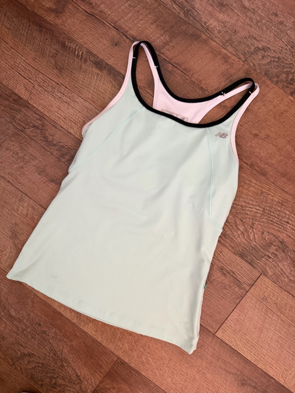 New Balance Minty Blue Racerback Tank